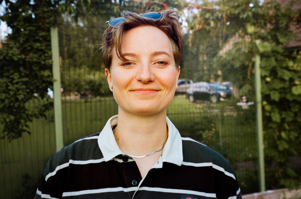 Portrait of Linda Gruzde, smiling